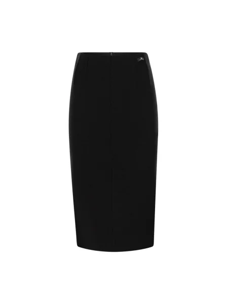 Spódnica Elisabetta Franchi wełniana czarna