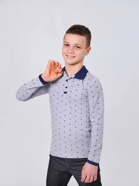 Дитяче Поло SMIL білий