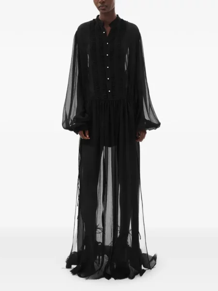 Rochie maxi Ann Demeulemeester negru