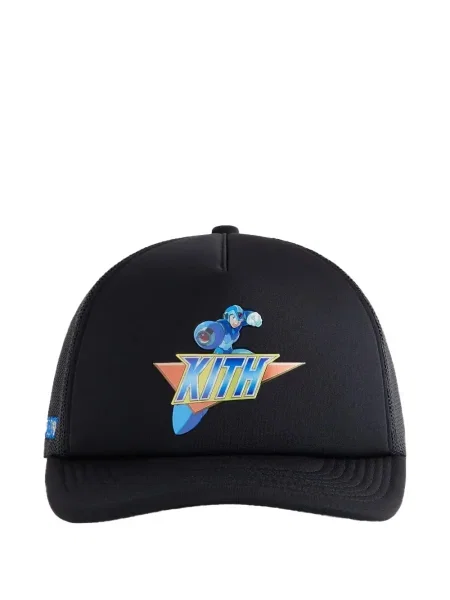 Шапка с козирки Kith черно