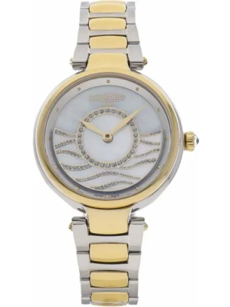 Hodinky ROAMER Lady Marmaid 47 15 50 Gold/White biela