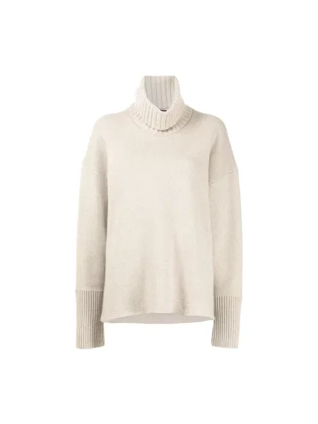 Sweter z golfem Proenza Schouler beżowy