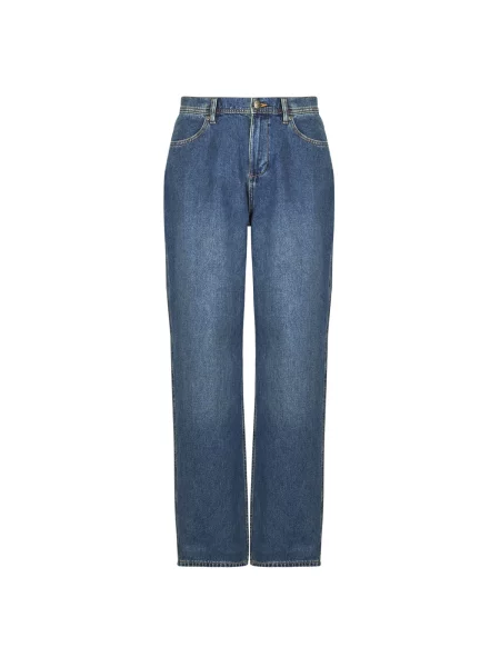 Ravne kavbojke Timberland z vezenjem modra