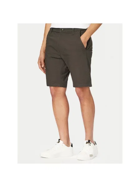 G-Star Raw Kratke hlače Bronson Tamno Slim Fit siva