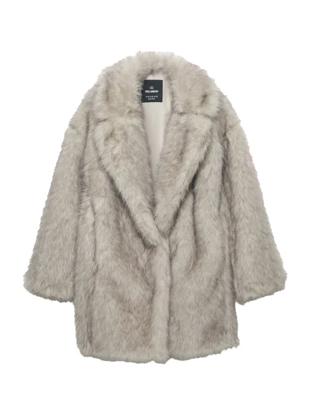 Pull&Bear Prehoden plašč siva