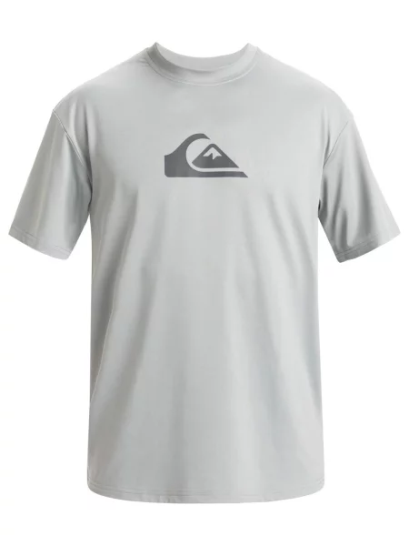 Koszulka surf UPF 50 z krótkim rękawem dla Mężczyzn EVERYDAY SURF szara