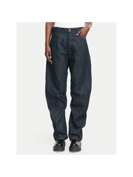 G-Star Raw Jeans hlače Mornarsko Loose Leg modra