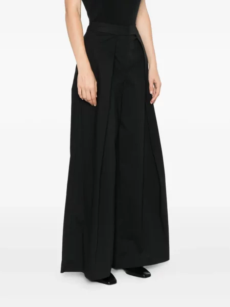Pantaloni Karl Lagerfeld plisate negru