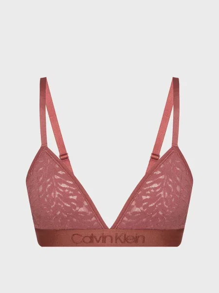Без підкладки бюстгальтер Calvin Klein червоний