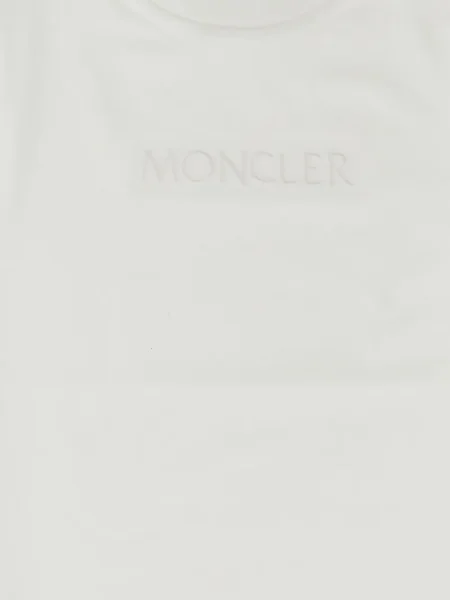 Koszulka dziecięca Moncler Enfant biała
