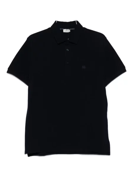 Polo Etro cu broderie albastru