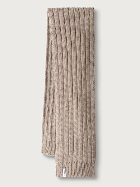 Eisbar fular cu lână merino Ayo Scarf maro
