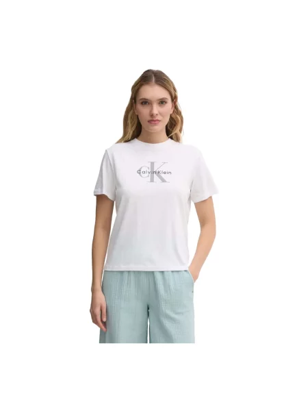 Koszulka Calvin Klein Jeans niebieska