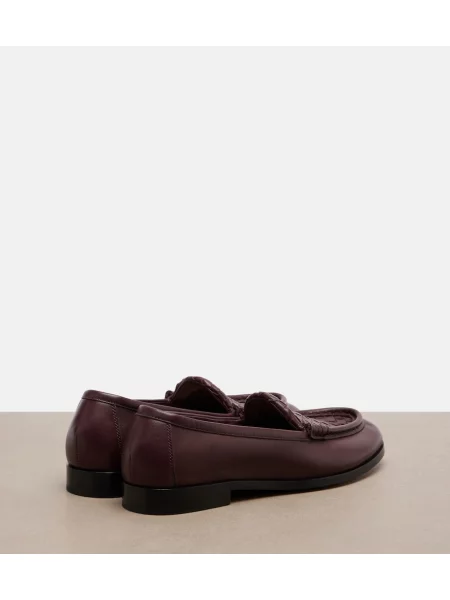 Pantofi loafer Bottega Veneta din piele