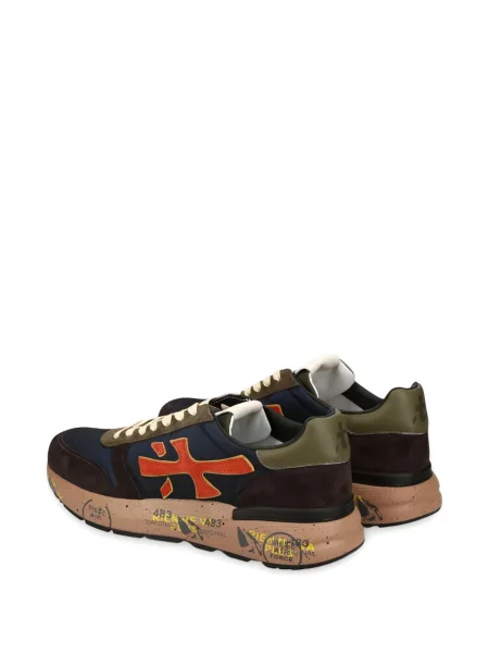 Sneakerși Premiata din piele de căprioară albastru