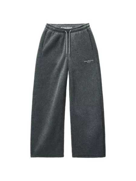 Stras pantaloni Alexander Wang alergare gri