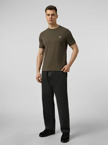 Футболка Emporio Armani коричневий