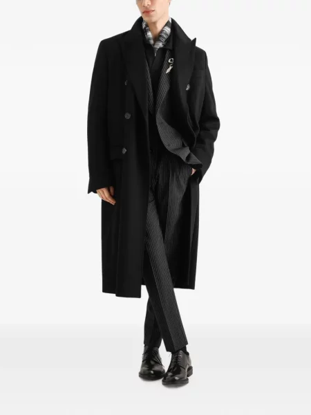 Geacă Dolce & Gabbana de lână negru
