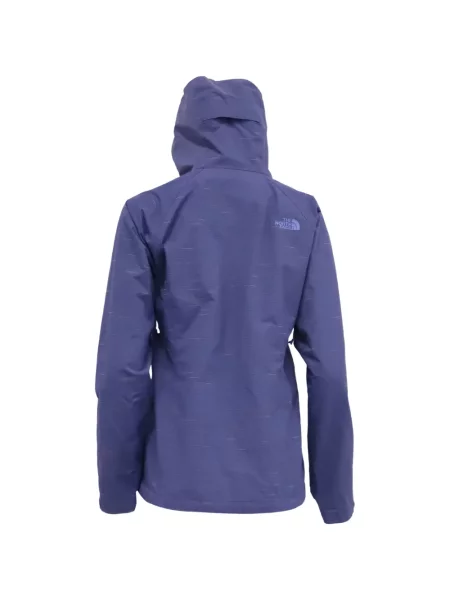 Geacă The North Face cu glugă albastru