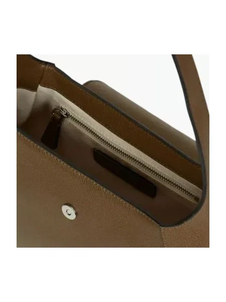Crossbody kabelka Karl Lagerfeld z ekologickej kože hnedá
