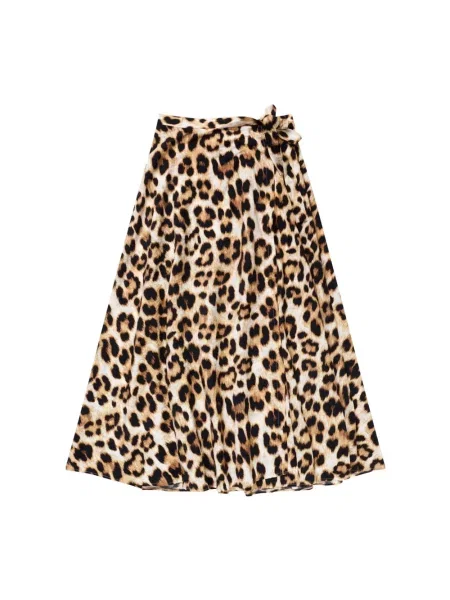 MUNTHE spódnica UBBA maxi rozkloszowana brązowy