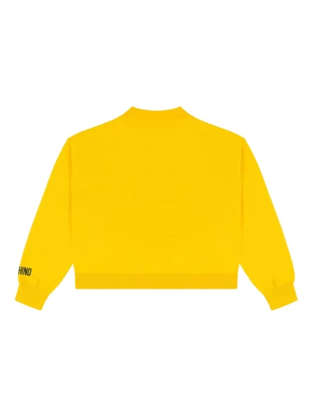Sweter dziecięcy Moschino żółty