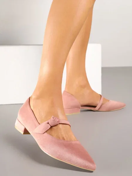 Pantofi cu Liliarine roz