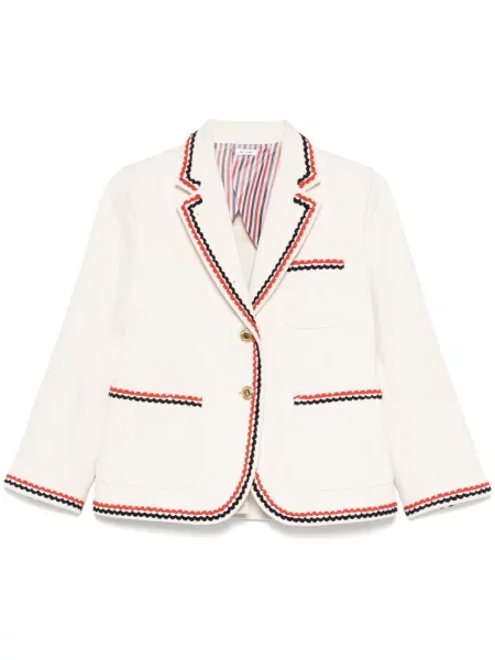 Sacou Thom Browne cu dungi alb