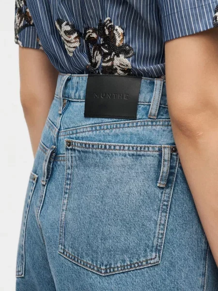 Munthe Džínsy NEZZASIN denim modrá