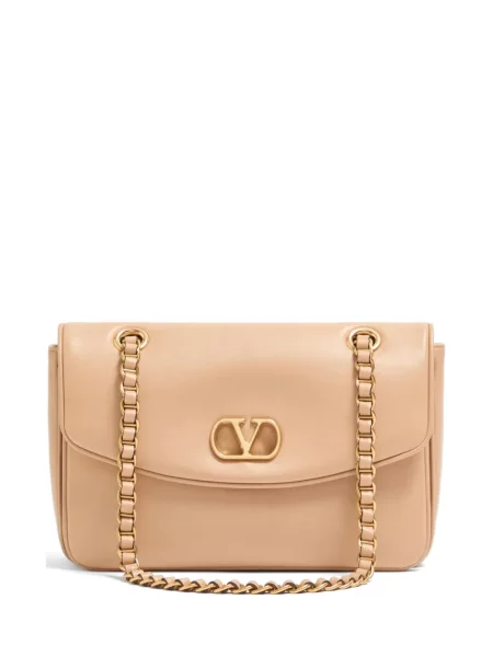 Colier Valentino Garavani din piele roz