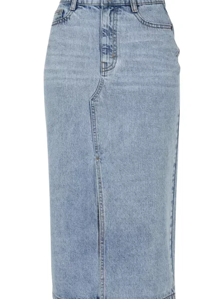 Urban Classics Fustă denim albastru