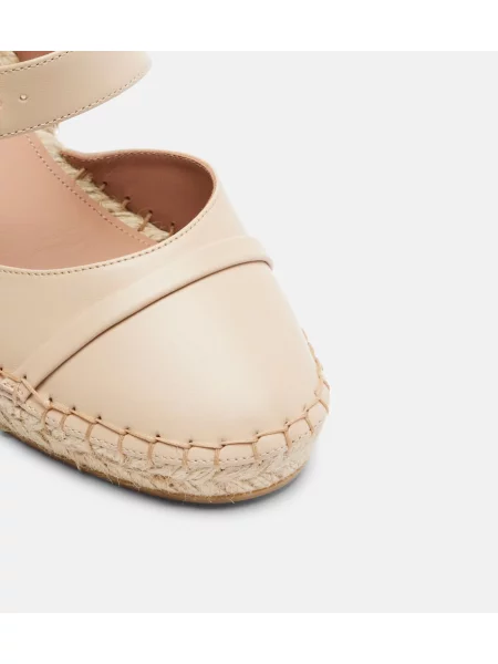 Espadrile Malone Souliers din piele bej