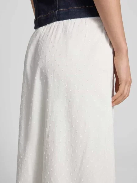 Rozkloszowana spódnica maxi z czystej bawełny model TRINE' Vero Moda biała