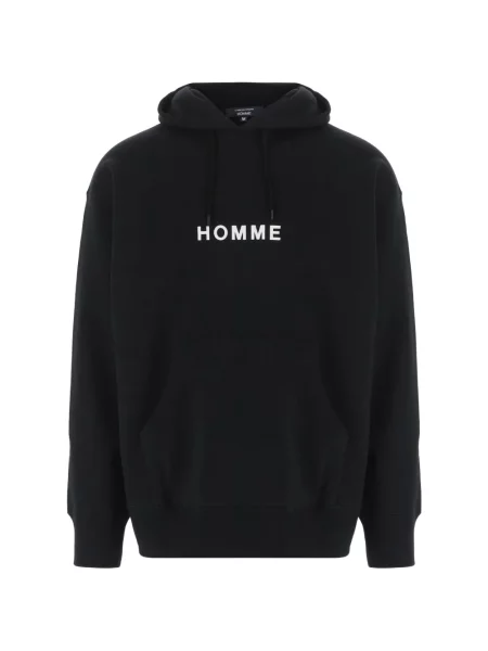 Hanorac cu glugă Comme Des Garçons Homme cu imagine negru