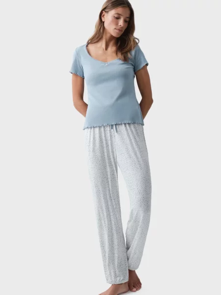 Футболка Women'secret блакитна