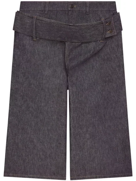 Džínové šortky Courrèges šedé