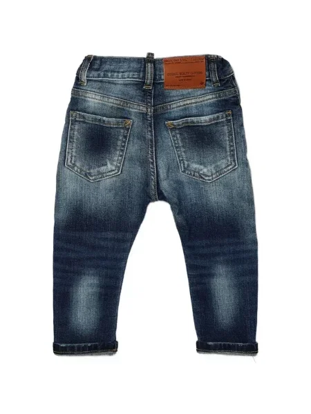 Jeansy dziecięce Dsquared2 niebieskie