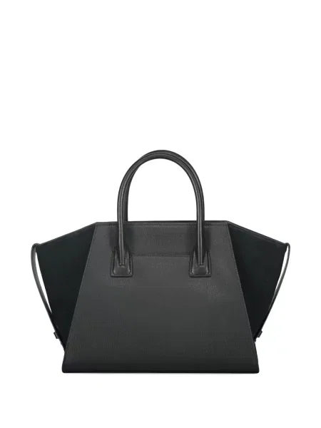 Δερμάτινη δερμάτινη τσάντα Michael Kors μαύρο