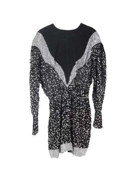 Retro mini mini šaty Isabel Marant Vintage černé