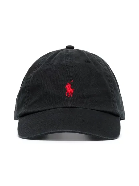 Șapcă Polo Ralph Lauren din canvas negru