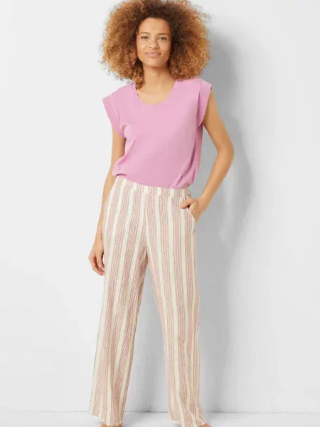 Льняная пижама Etam в полоску