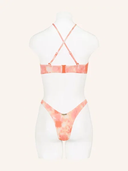 Watercult Bralette Bikiny Sunhase Dreams světle / krémová / tmavě oranžová červená