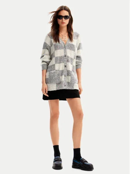 Desigual Cardigan Oxford bej