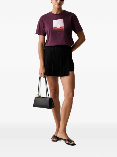 Pantaloni scurți Twinset negru