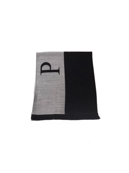 Szal Philipp Plein z logo szara