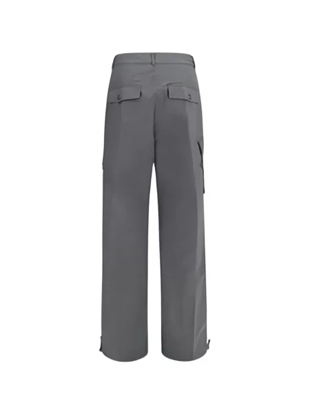 Pantaloni cargo Ganni gri