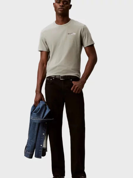 Футболка Calvin Klein с лого мятного цвета