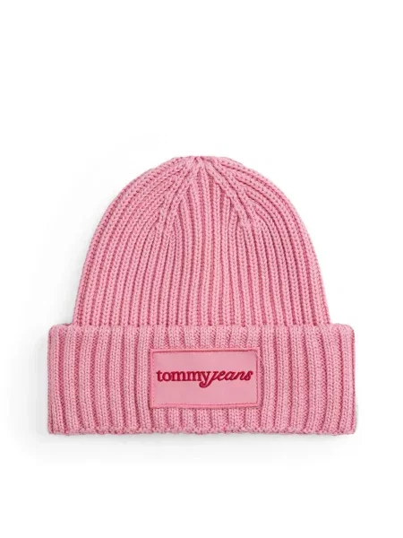Tommy Jeans czapka różowy