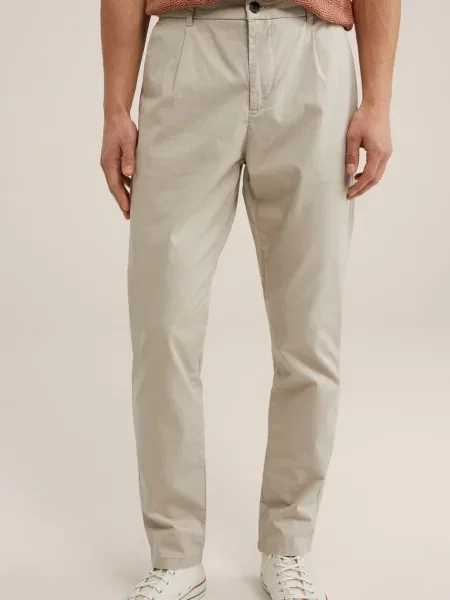 WE Fashion Pantaloni eleganți bej