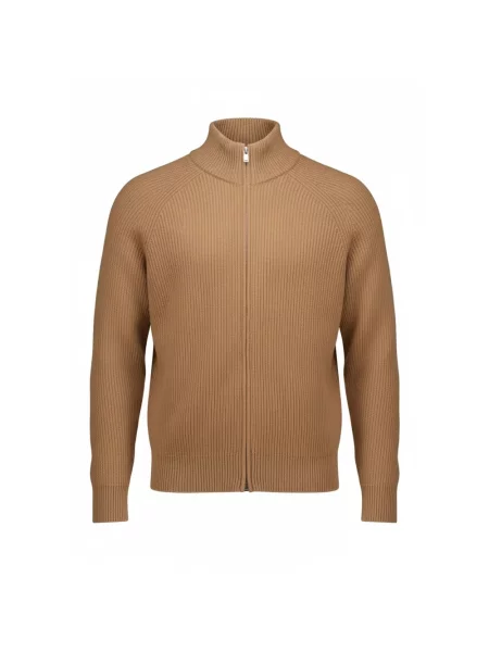 Sweter Filippo De Laurentiis brązowy